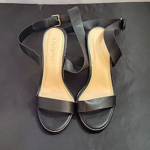 BRAND NEW LILIANA ANKLE STRAP POINTED TOE HIGH HEEL SANDAL - Picture 3 of 15